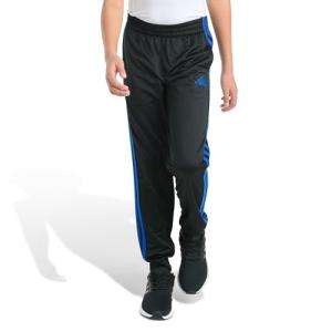 adidas Boys Black & Blue 3-Stripe Joggers
