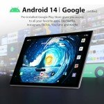 10.1" Android 14 Tablet, 12GB RAM, 128GB Storage