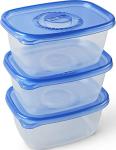 Glad Deep Dish Food Storage Containers, 64 Ounce