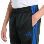 adidas Boys Black & Blue 3-Stripe Joggers