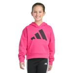 adidas Girls Colorblock Pink Hooded Sweatshirt