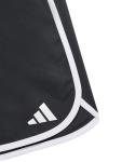 adidas Girls' Black Woven Pacer Shorts, XL