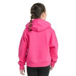adidas Girls Colorblock Pink Hooded Sweatshirt