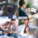 10" Android 14 Tablet with Keyboard and Accessories