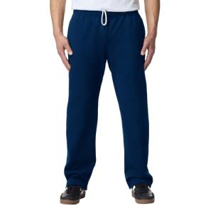 Gildan Navy Fleece Sweatpants with Pockets, XL