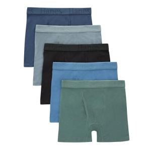 Hanes Boys' SuperSoft Boxer Briefs, 5-Pack
