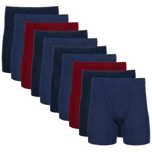 Gildan Men's Multipack Boxer Briefs, Small, 10-Pack