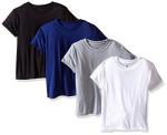Hanes Big Boys' 4-Pack X-Temp Crew Shirts