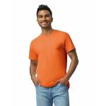 Gildan Men's Heavy Cotton T-Shirt 3-Pack, Safety Orange