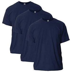 Gildan Ultra Cotton Navy T-Shirt 3-Pack, X-Large