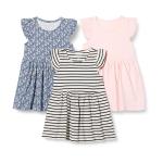 Amazon Essentials Girls' Ruffle Tunic 3-Pack