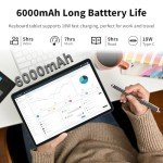 Android 14 Tablet 10.1” with Keyboard & Mouse