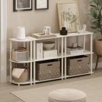 Furinno 3-Tier Corner Shelf for Storage and Display