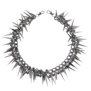 Punk Gothic Spike Layered Pants Chain Accessory
