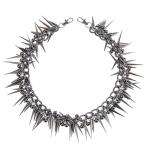Punk Gothic Spike Layered Pants Chain Accessory