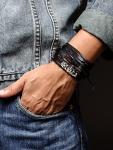 3-Pack Halloween Punk Skull Bracelets for Everyone