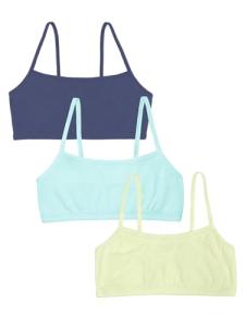 Fruit of the Loom Women's Cotton Sports Bra 3 Pack