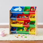 Kids Toy Storage Organizer with Colorful Bins
