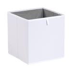 Collapsible Storage Bins, Pack of 6, White