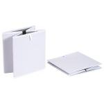 Collapsible Storage Bins, Pack of 6, White