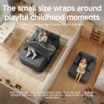 Dark Grey 45'' Chaise Lounge Sofa Bed