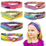 Mermaid Knot Headbands for Girls - Rainbow Ties