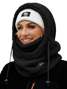 VELAI Fleece Ski Mask for Cold Weather