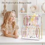 Josmimic Metal 2-Tier Headband Organizer Stand