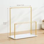 Josmimic Metal 2-Tier Headband Organizer Stand