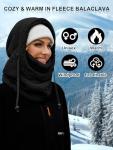 VELAI Fleece Ski Mask for Cold Weather