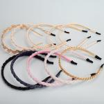 LYroo No-Slip Pearl Beaded Headbands 10 Pack