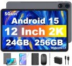 12" Android Tablet with Keyboard and 256GB Storage