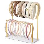 Josmimic Metal 2-Tier Headband Organizer Stand