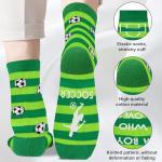 Juesly Soccer Socks for Boys Ages 9-12