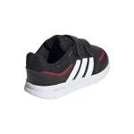 Adidas Baby Tensor Switch Sneakers, Black/White/Scarlet