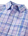 Boys' Long Sleeve Plaid Button Down Shirt