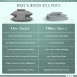 500 TC Queen Size Cotton Bed Sheet Set