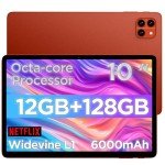 10.1" Android Tablet with 12GB RAM & WiFi 6