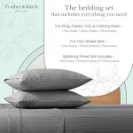 500 TC Queen Size Cotton Bed Sheet Set