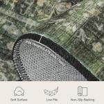 Lofus Green 8x10 Washable Area Rug