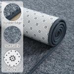 Modern 3x5 Memory Foam Area Rugs - Dark Blue