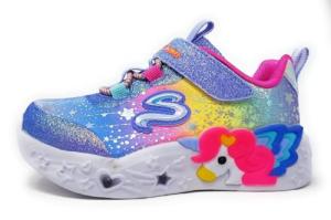 Skechers Girls Unicorn Charmer Twilight Sneakers, Blue