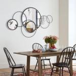 Uaeoo Large Round Decorative Wall Mirror 45"x25.5