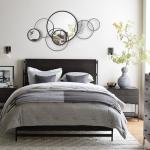 Uaeoo Large Round Decorative Wall Mirror 45"x25.5