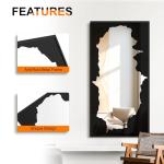 Artistic Full-Length Leaning Mirror 55"x28