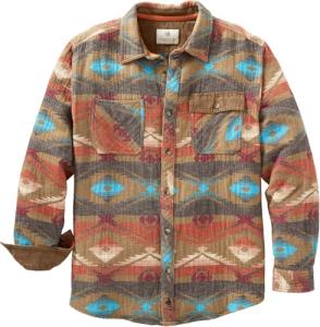 Men's Heavyweight Cotton Flannel Shirt - Desert Oasis