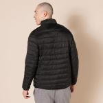 Men's Lightweight Water-Resistant Puffer Jacket, Black