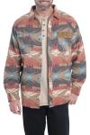 Men's Heavyweight Cotton Flannel Shirt - Desert Oasis