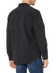 Men's Regular-Fit Long-Sleeve Casual Black Shirt