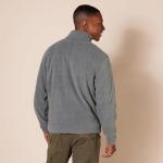 Men's Full-Zip Fleece Jacket, Charcoal Heather, X-Large